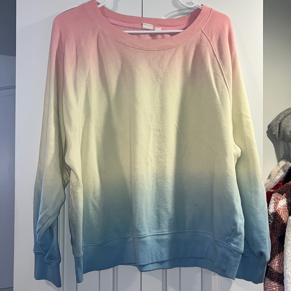 Ombré gap sweatshirt